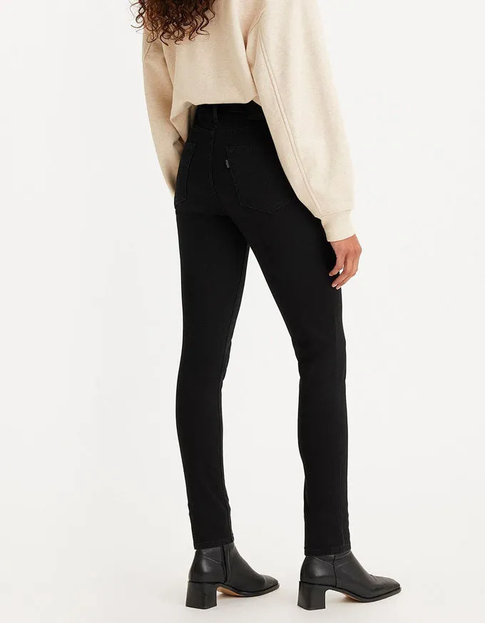 721 High Rise Skinny Ultra Black