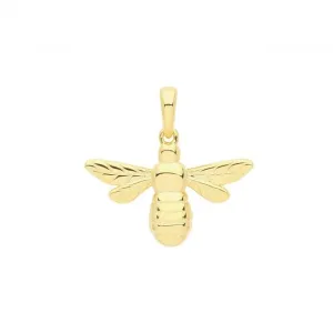 Acotis Silver Bee Charm Gold Plated G61057GP