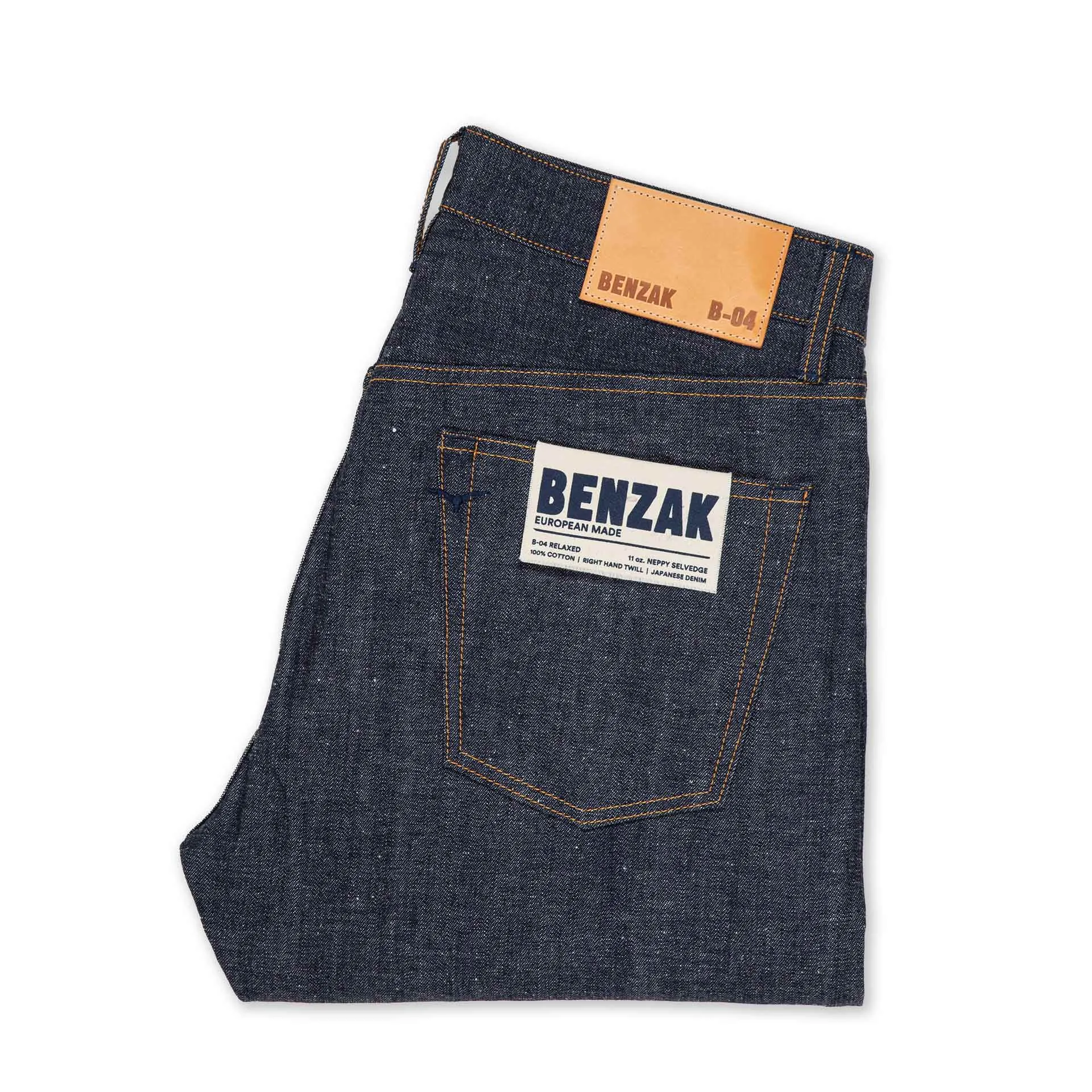 B-04 RELAXED TAPERED 11 oz. neppy selvedge