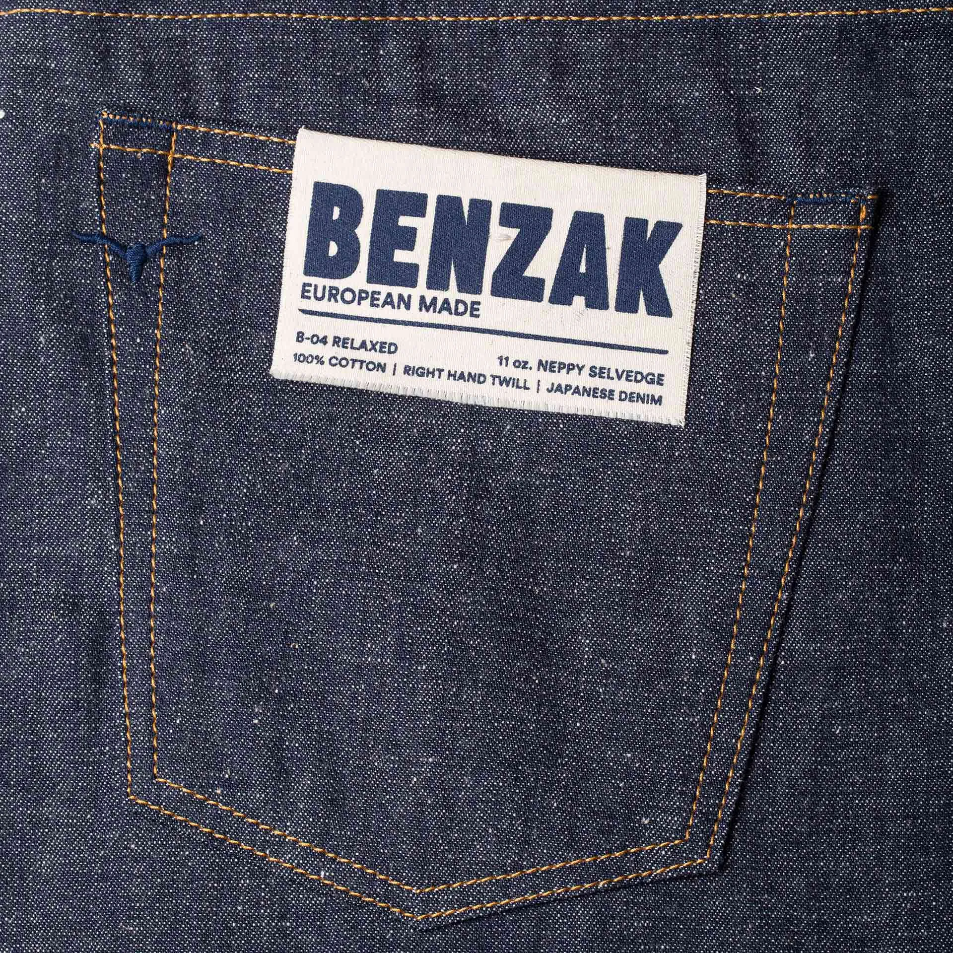 B-04 RELAXED TAPERED 11 oz. neppy selvedge