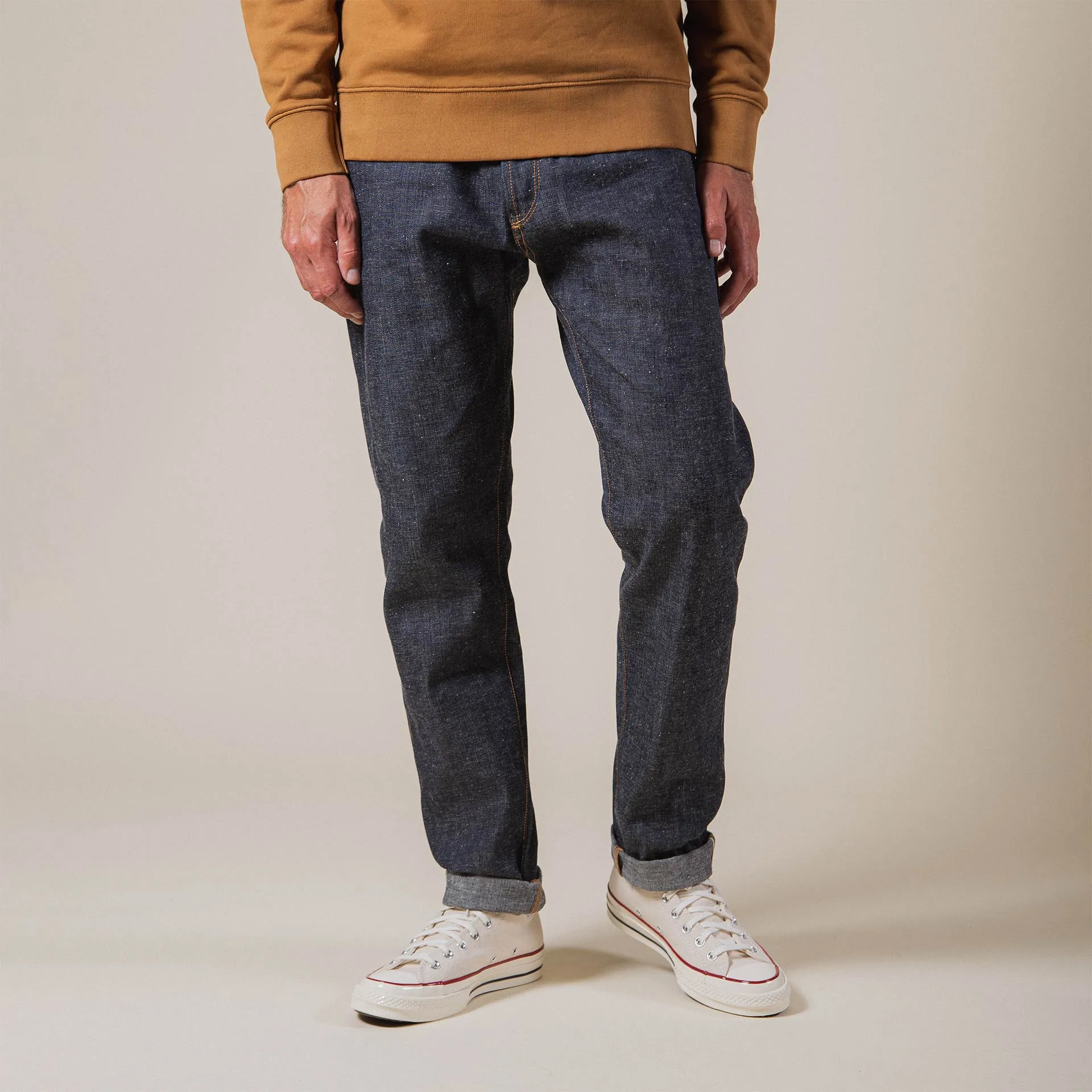 B-04 RELAXED TAPERED 11 oz. neppy selvedge