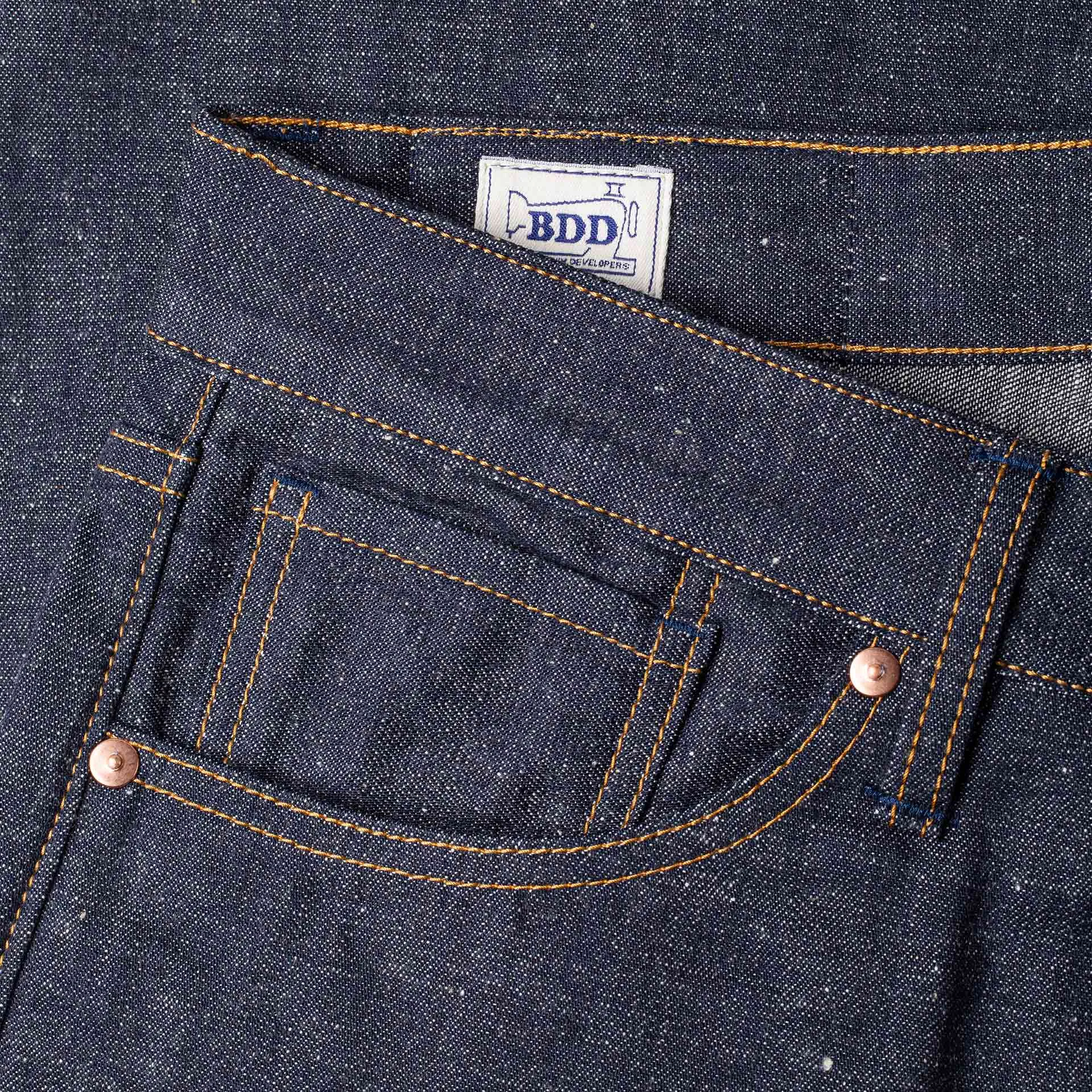 B-04 RELAXED TAPERED 11 oz. neppy selvedge