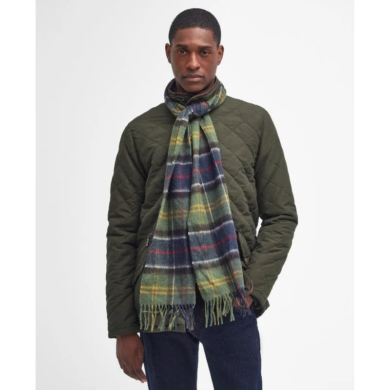 Barbour Wool Cashmere Tartan Scarf - Classic