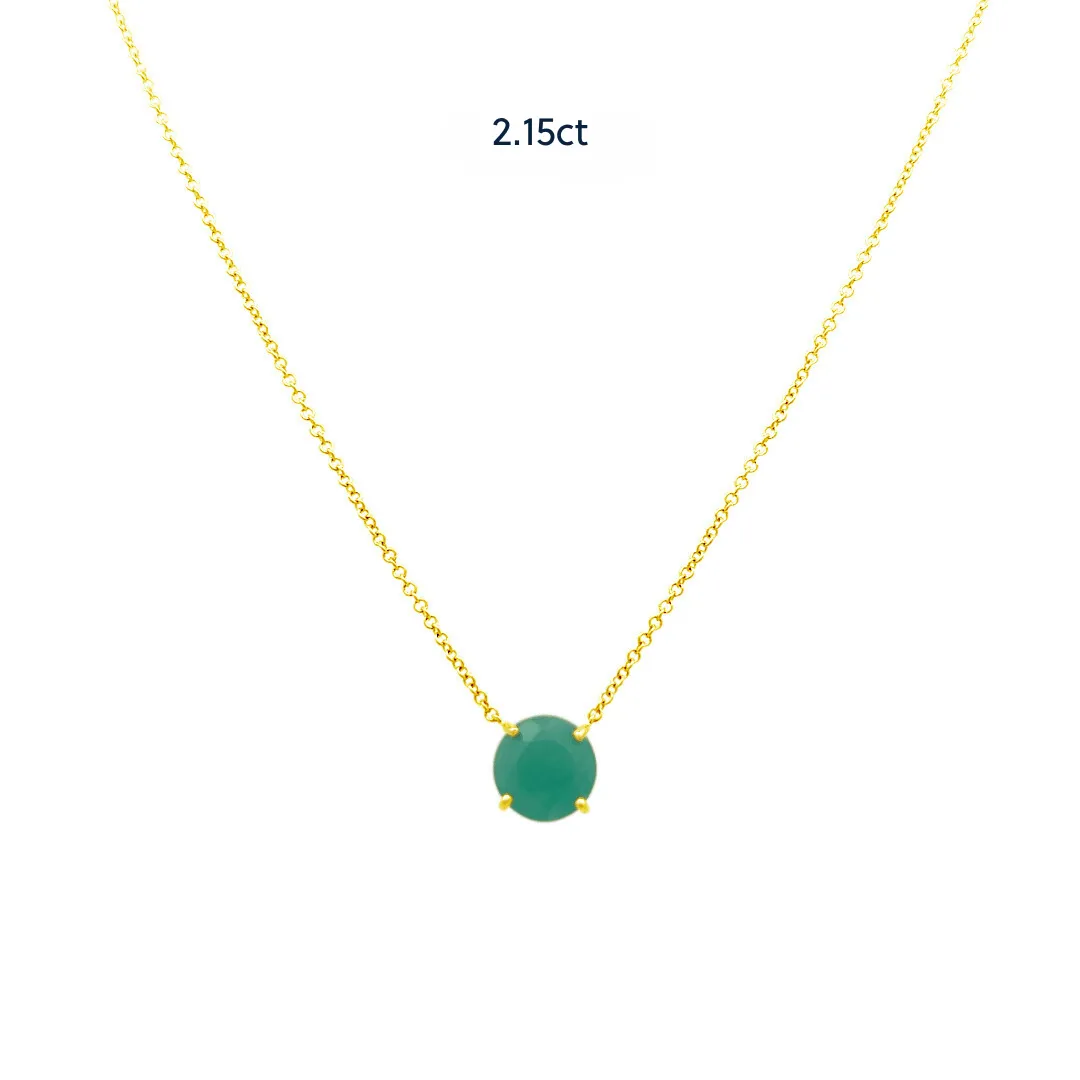 Basket Set Colombian Emerald Necklace