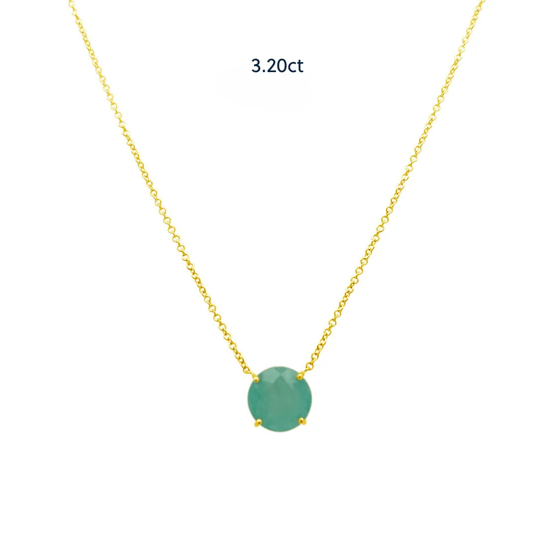 Basket Set Colombian Emerald Necklace