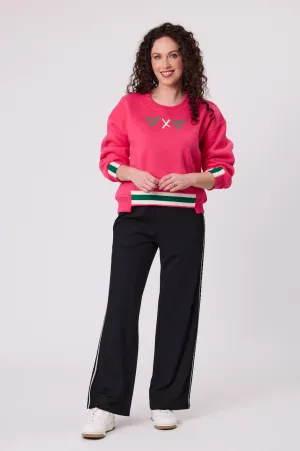 Cali Logo Sweatshirt - Hot Pink