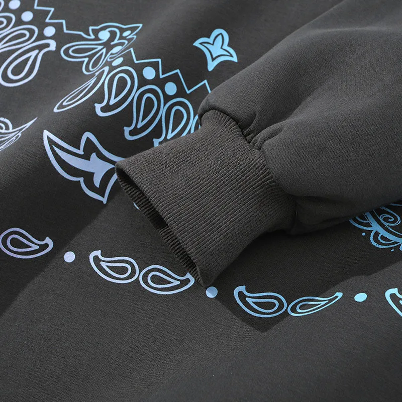 Candy Color Letter Print Pullover Sweatshirt