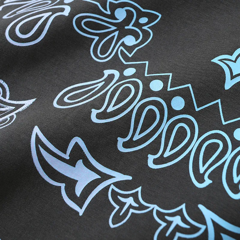 Candy Color Letter Print Pullover Sweatshirt