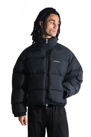 Cole Buxton Cropped Logo Puffer Black