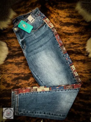 Courtney Judy Blue Jean Western Print