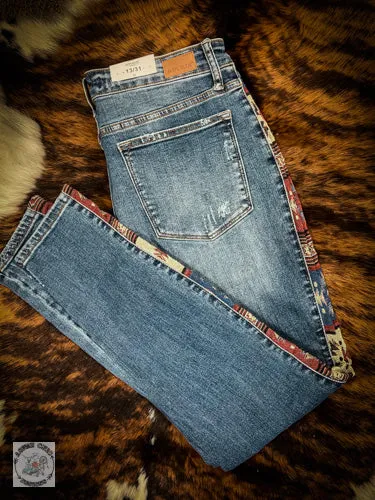 Courtney Judy Blue Jean Western Print