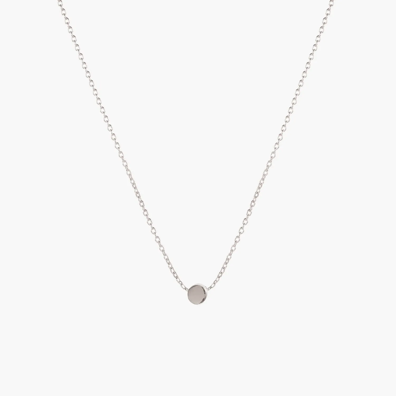 Dot Necklace Silver