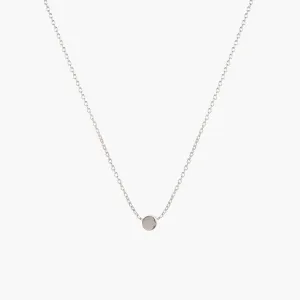 Dot Necklace Silver