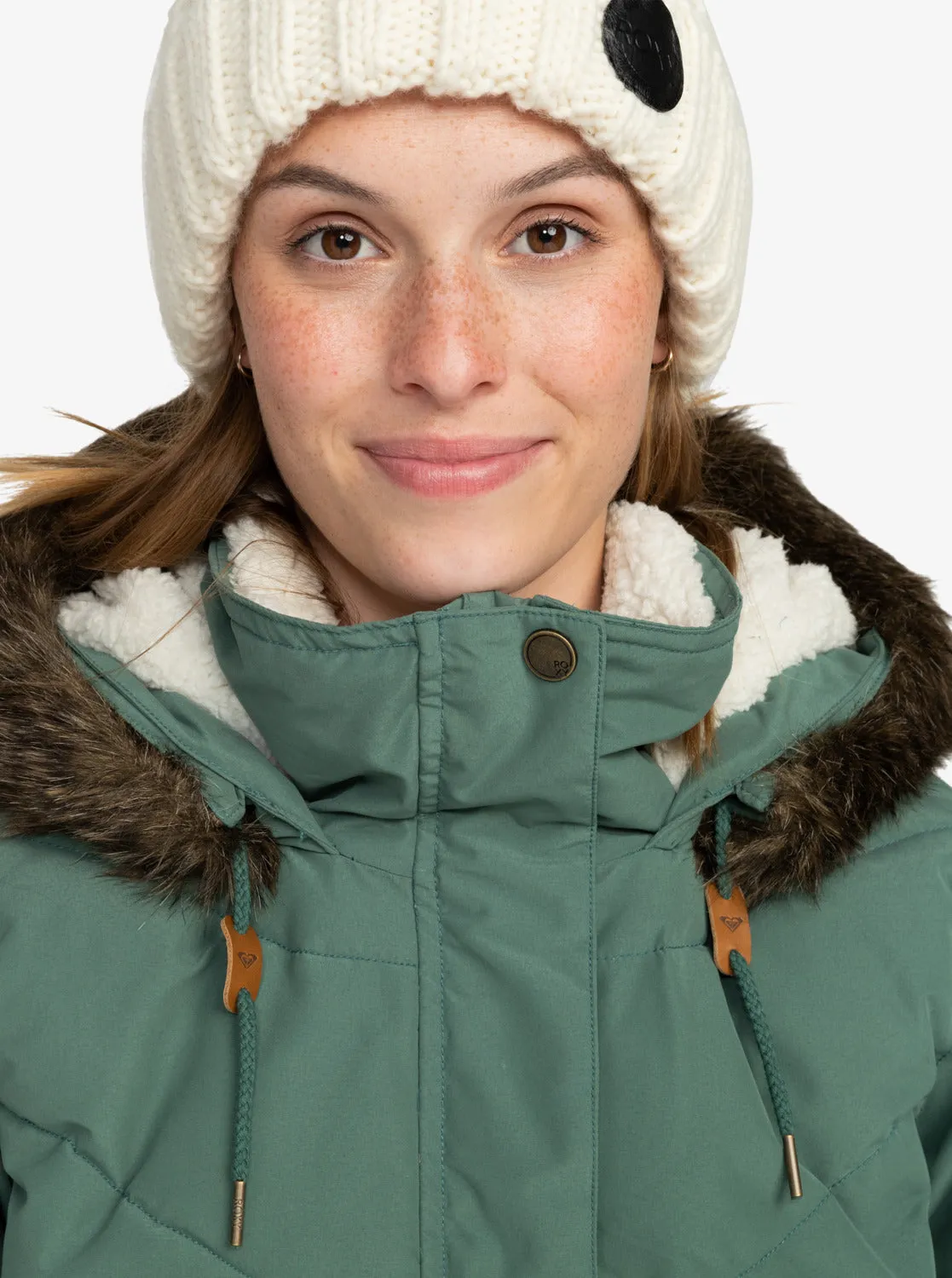 Ellie Longline Winter Jacket - Dark Forest