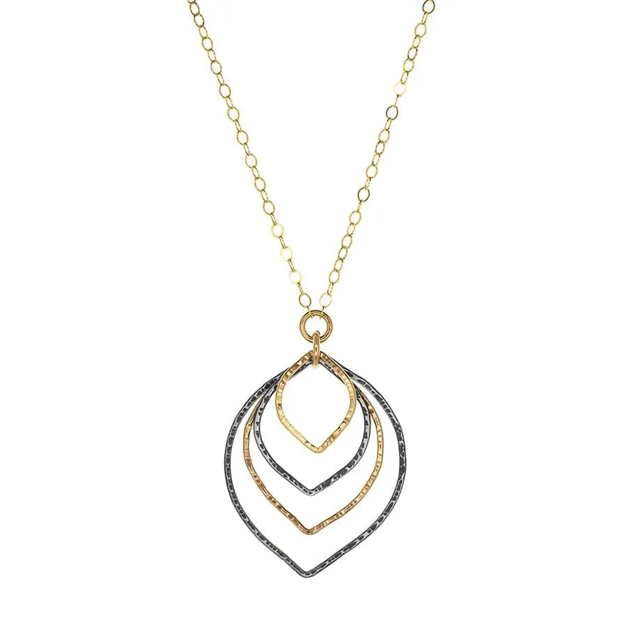 Fallen Leaves Pendant Necklace