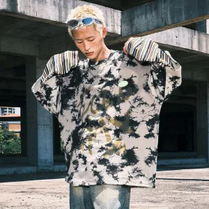 【GENANX2024NEW】Far infrared self-heating constant temperature color camouflage offset printing fake two hoodies