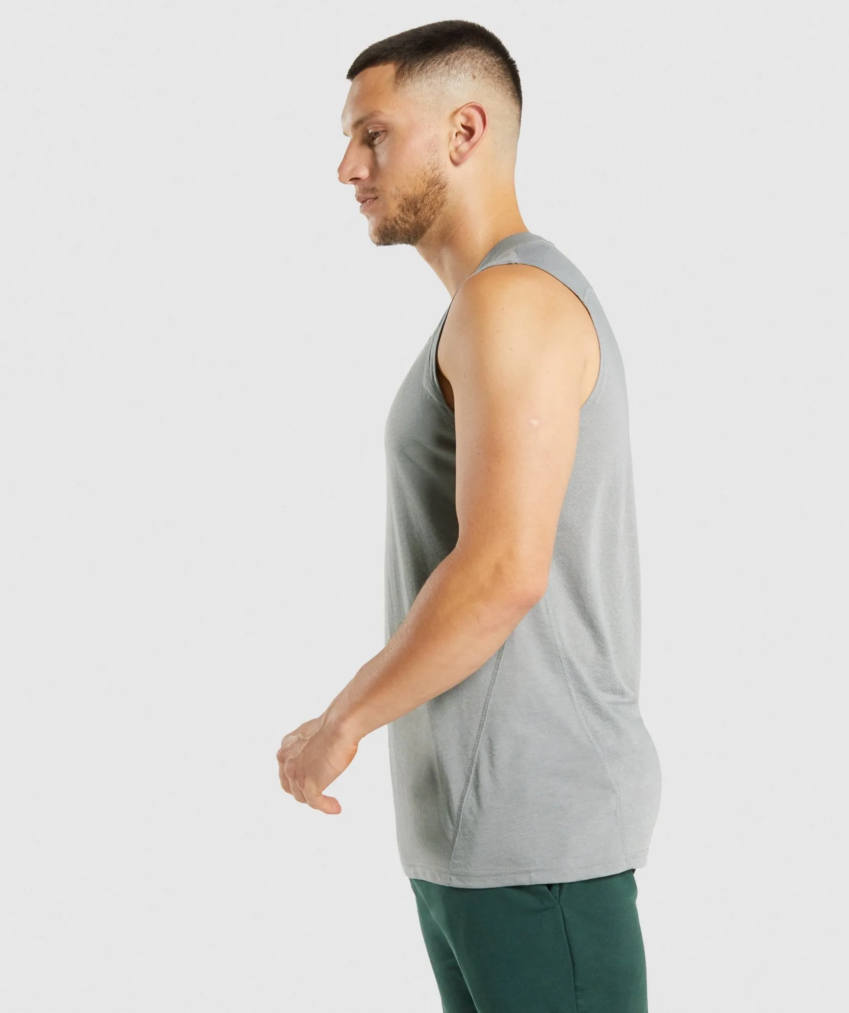 Gymshark Hyper Power Tank - Smokey Grey