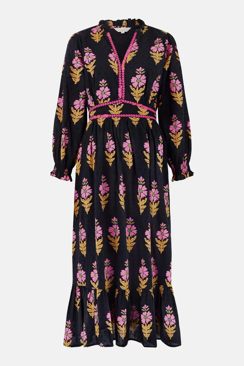 Helena Floral Midi Dress