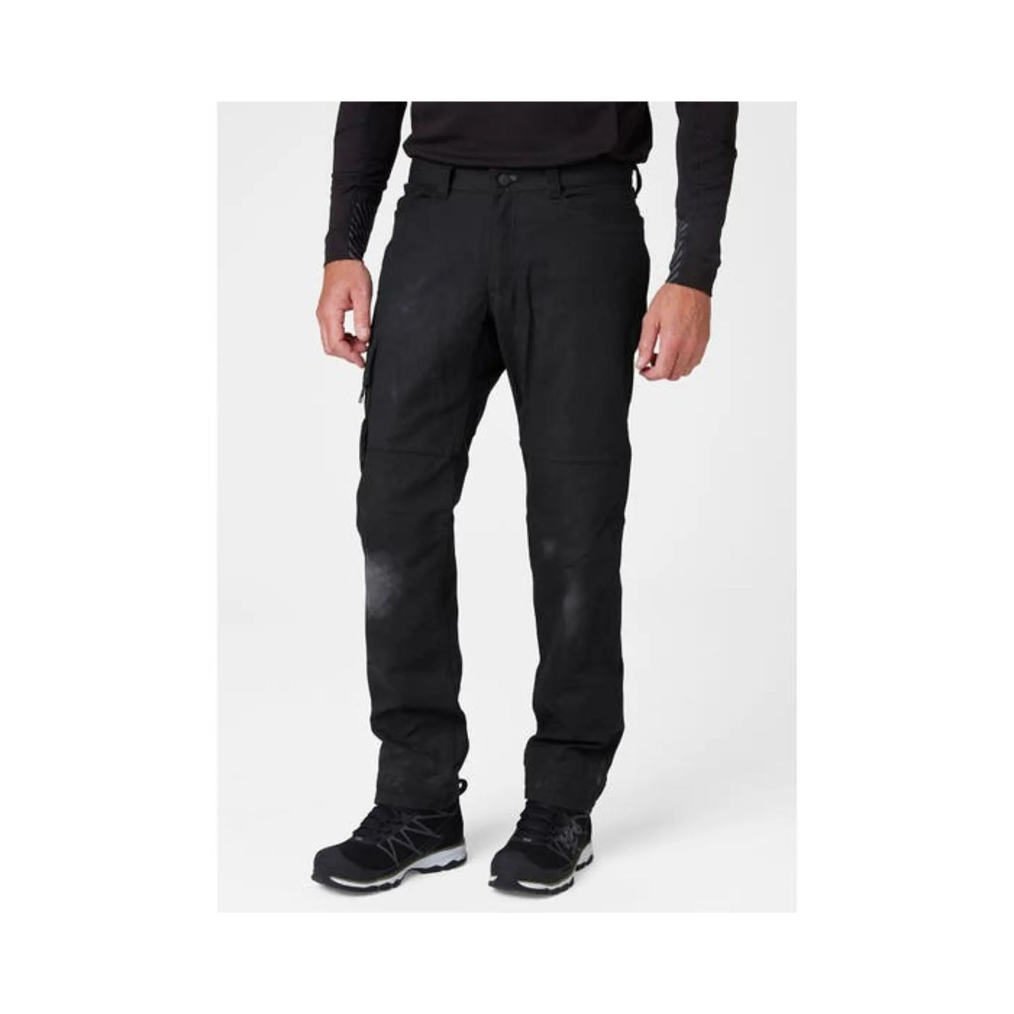 Helly Hansen Men's Service Work Pants 77466 Oxford - 2-Way Stretch, Multi Pocket, Reinforced Hem, Durable, Adjustable Length, Construction, Maintenance | Sizes 30-44