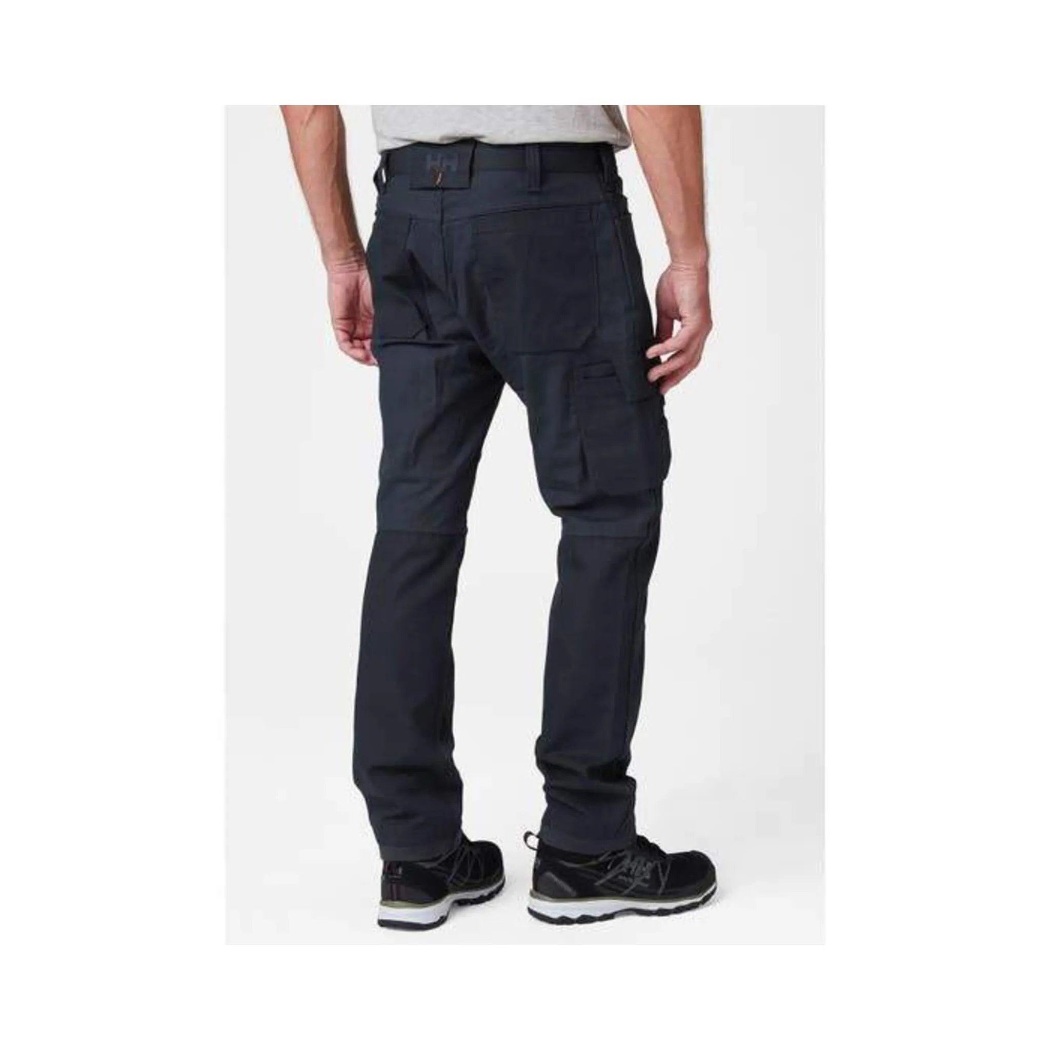Helly Hansen Men's Service Work Pants 77466 Oxford - 2-Way Stretch, Multi Pocket, Reinforced Hem, Durable, Adjustable Length, Construction, Maintenance | Sizes 30-44