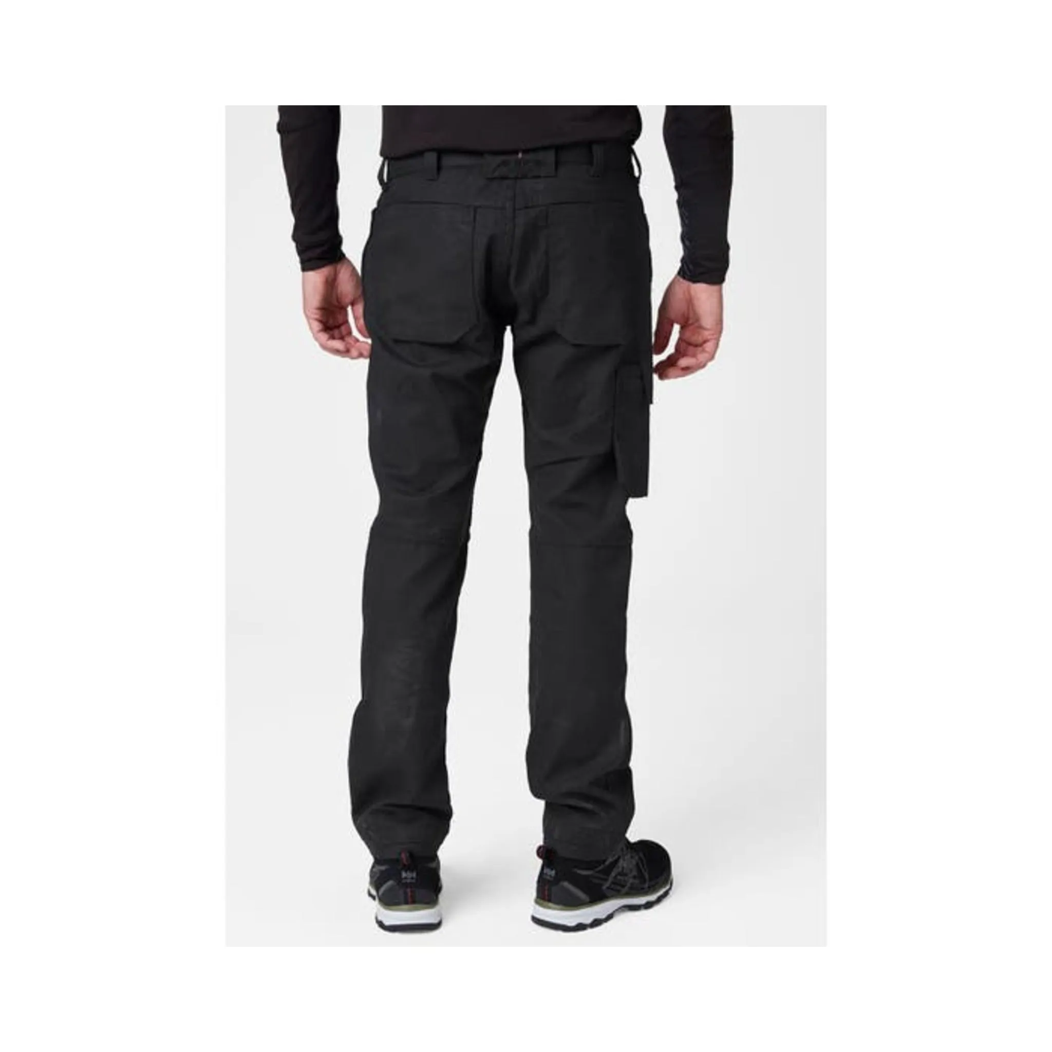 Helly Hansen Men's Service Work Pants 77466 Oxford - 2-Way Stretch, Multi Pocket, Reinforced Hem, Durable, Adjustable Length, Construction, Maintenance | Sizes 30-44