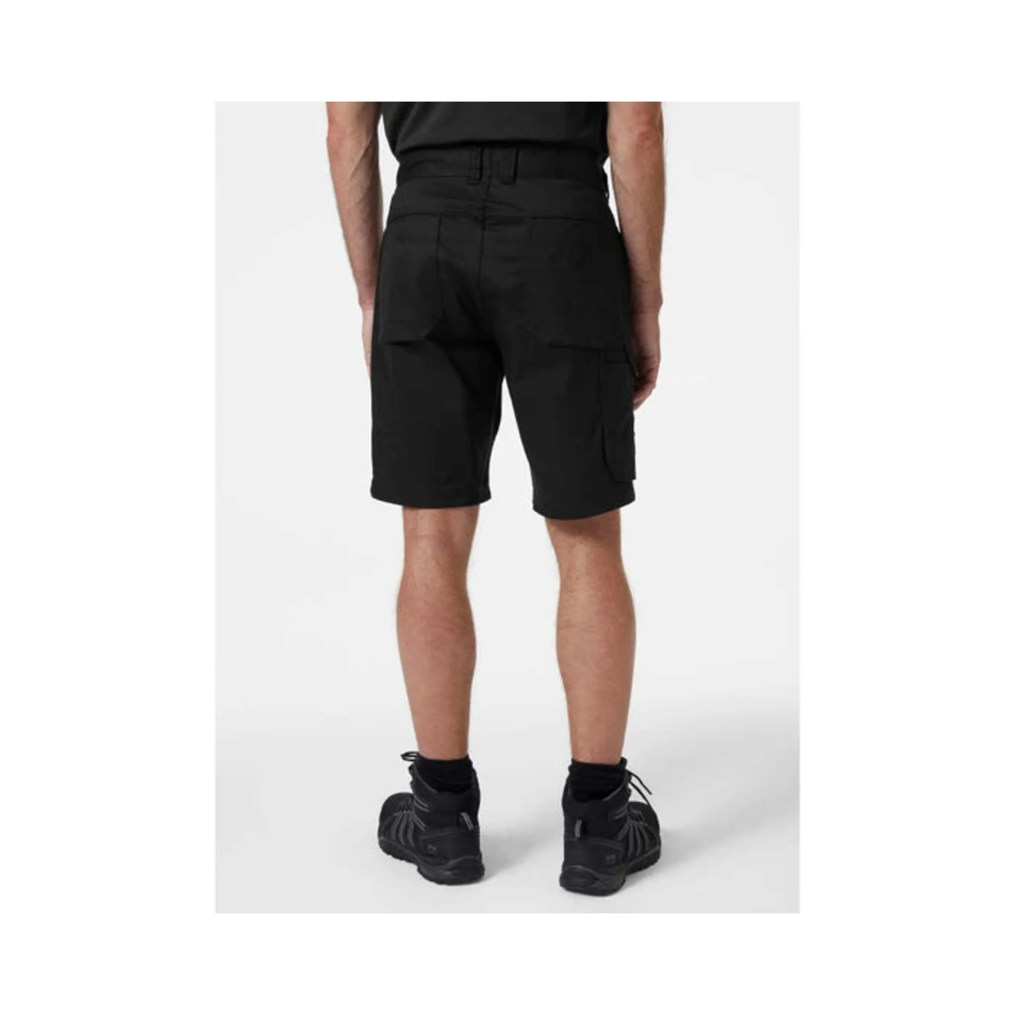 Helly Hansen Men's Service Work Shorts 77544 Manchester - 2-Way Mechanical Stretch, Thigh Pocket with Fastener, Reflective Details, Durable Workwear | Sizes 28-48