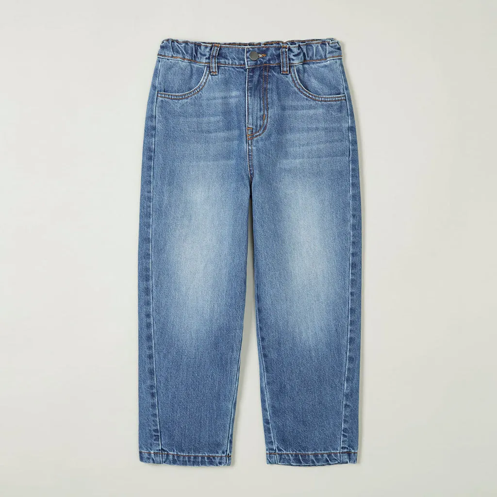 Jean Tapered Wash Blue