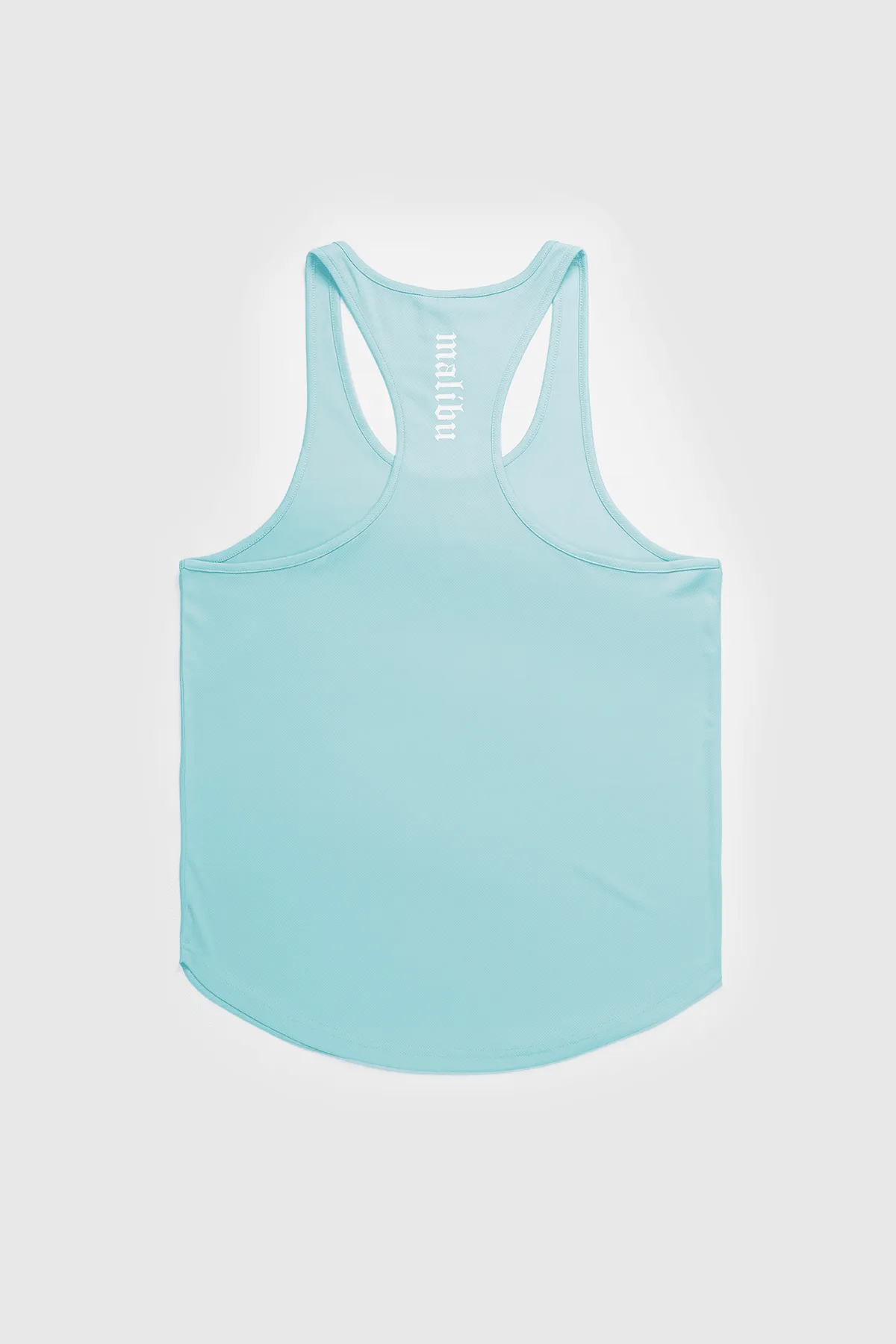 JJ Cool-Dry Gym Stringer - Aqua w/ Skull Design