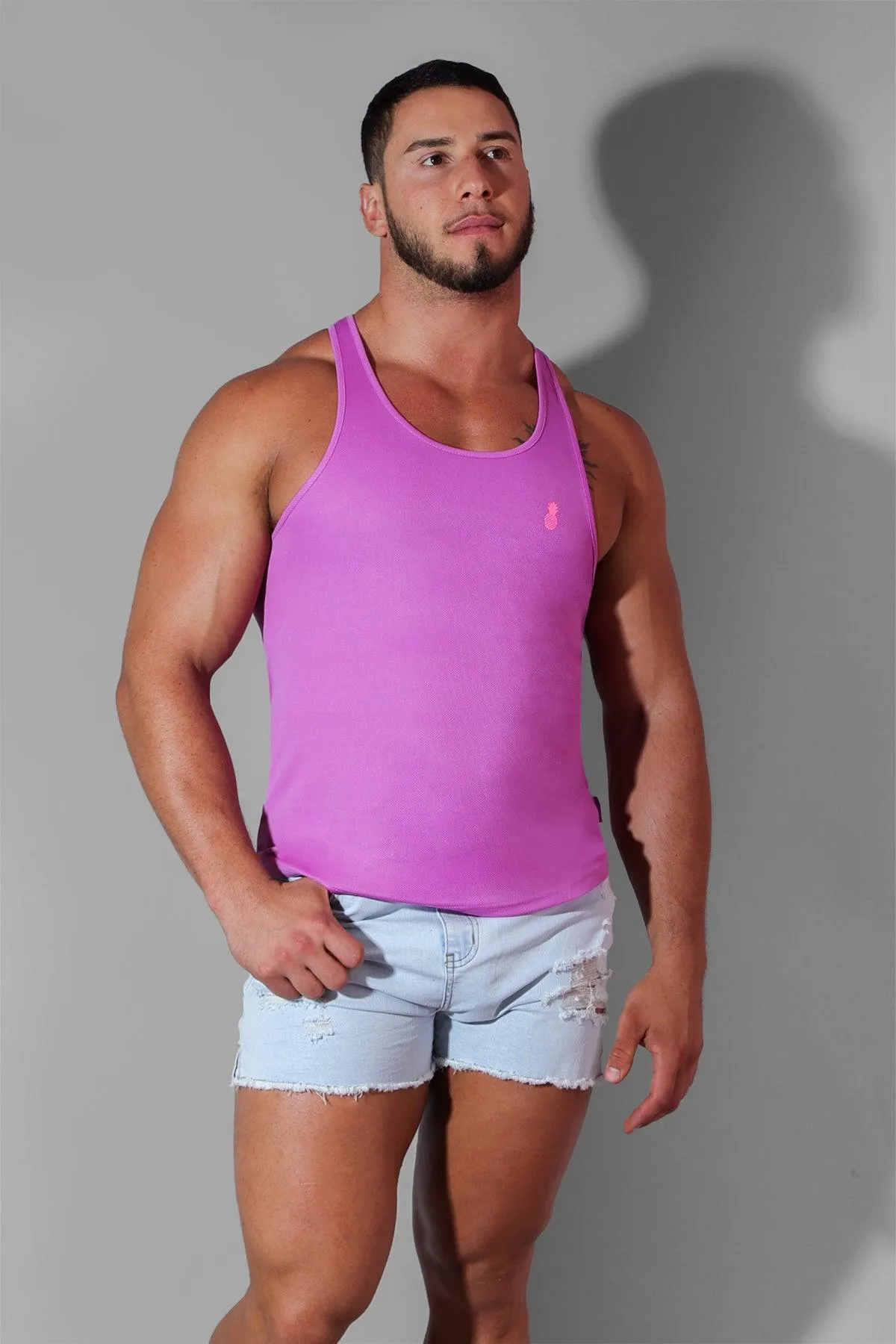 JJ Gym Tank Top - Neon Purple