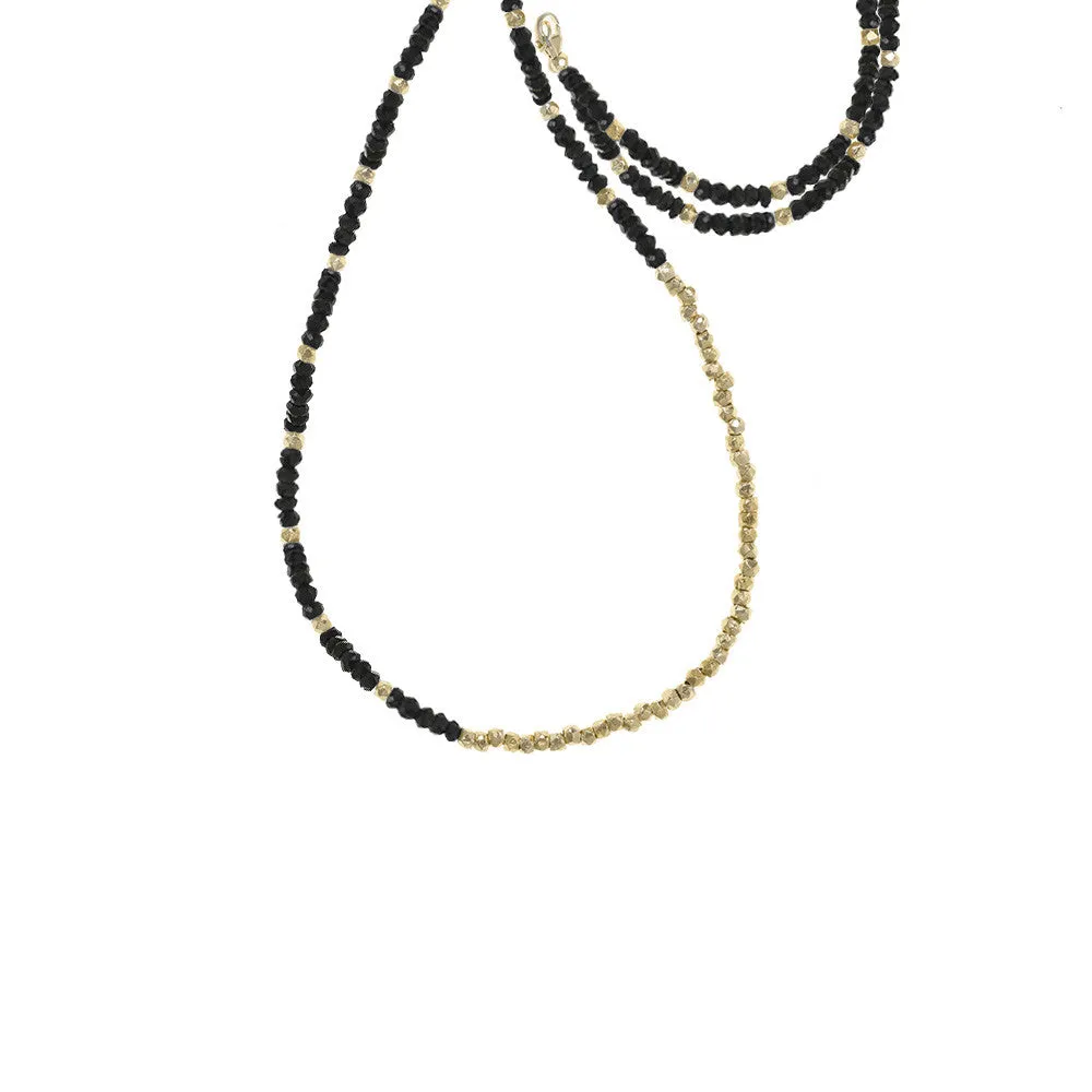 Long Reverse Gemstone Fade Necklace