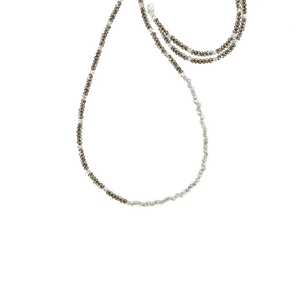 Long Reverse Gemstone Fade Necklace