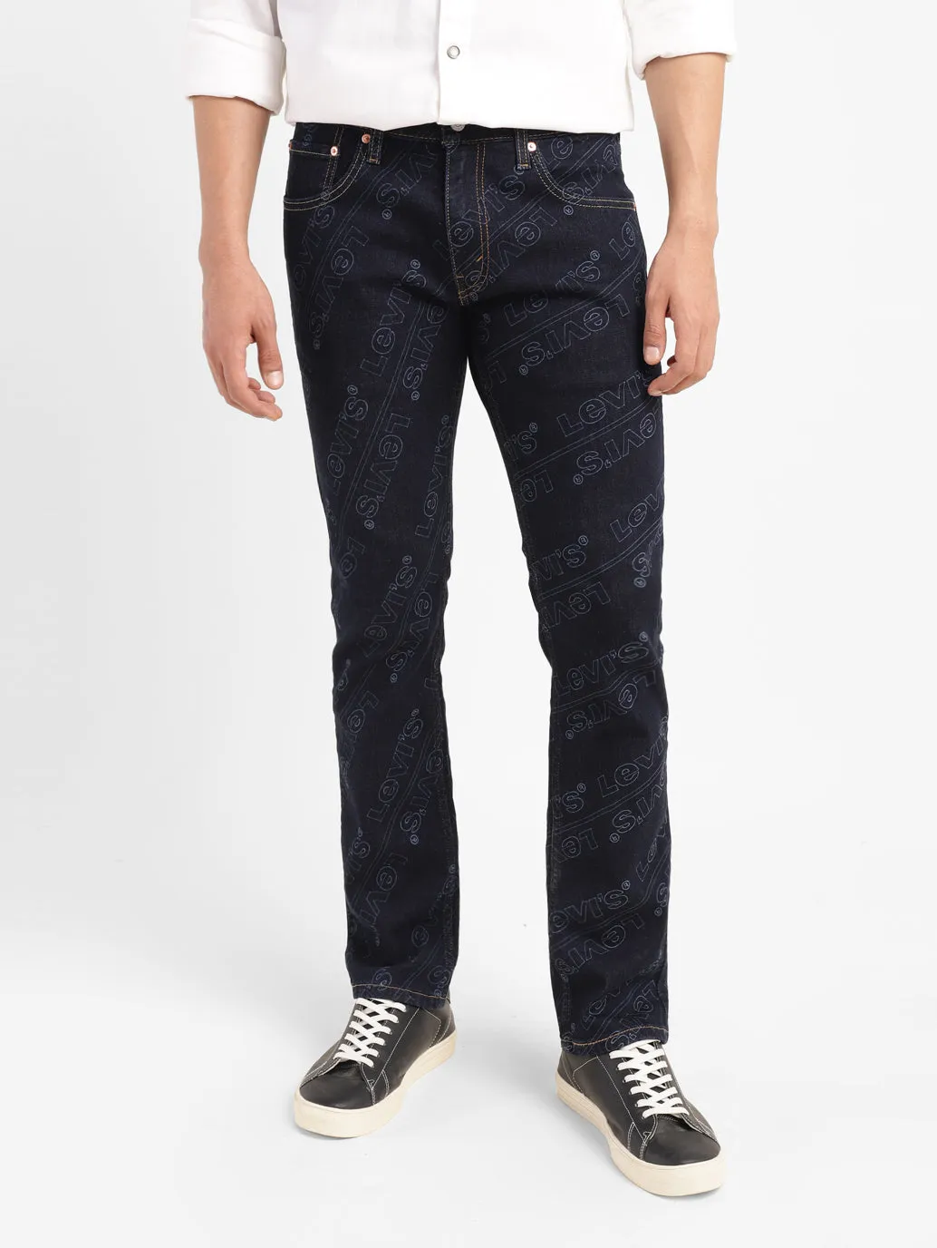 Men's 550 Dark Indigo Relaxed Fit Mid Rise Jeans