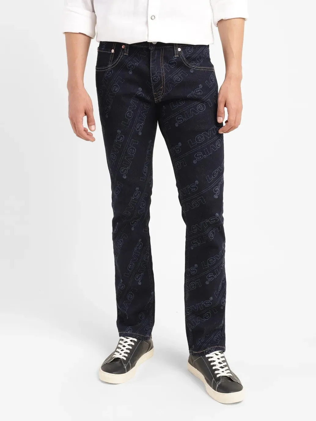 Men's 550 Dark Indigo Relaxed Fit Mid Rise Jeans