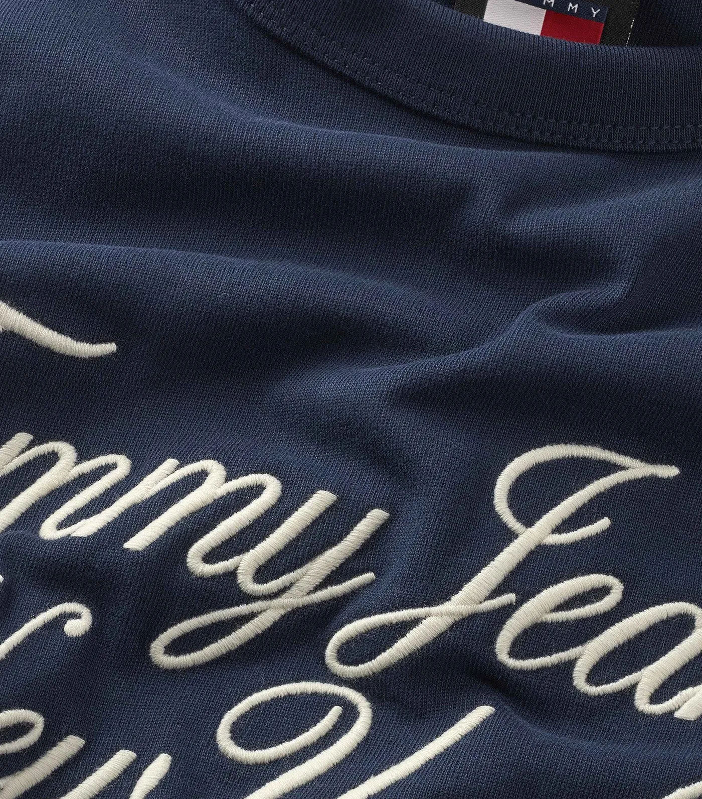 Men's Oversize Luxe Serif NY Tee Navy
