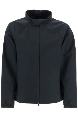 men's waterproof jacket in black polyamide with high collar GI00164UL 12833 NERO