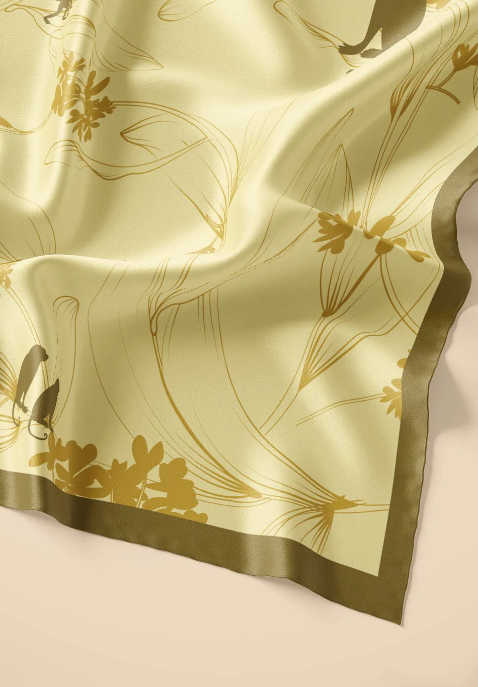 Monkeying Around Silk Stole
