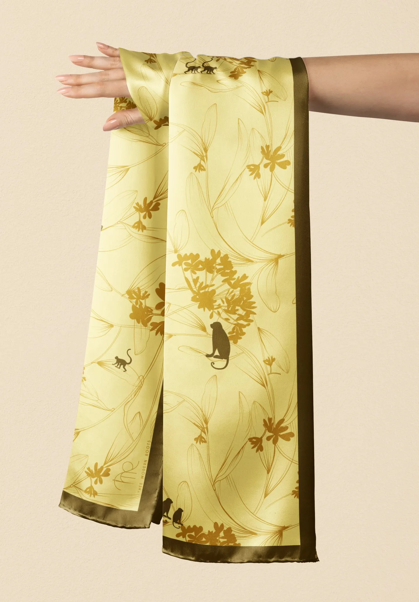 Monkeying Around Silk Stole