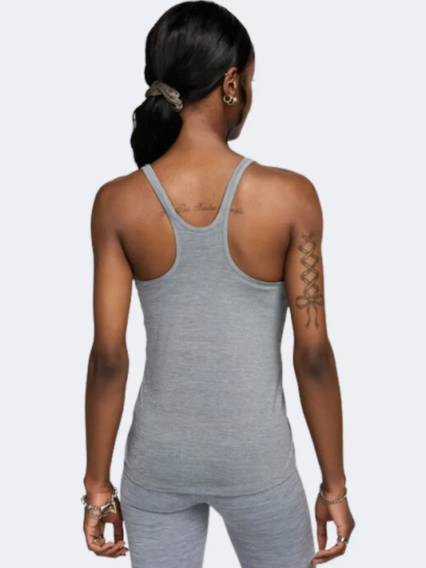 Nike One Classic Df Strappy Women Training Tank Smoke Grey/Black