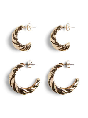 PCNIBA Earrings - Gold Colour