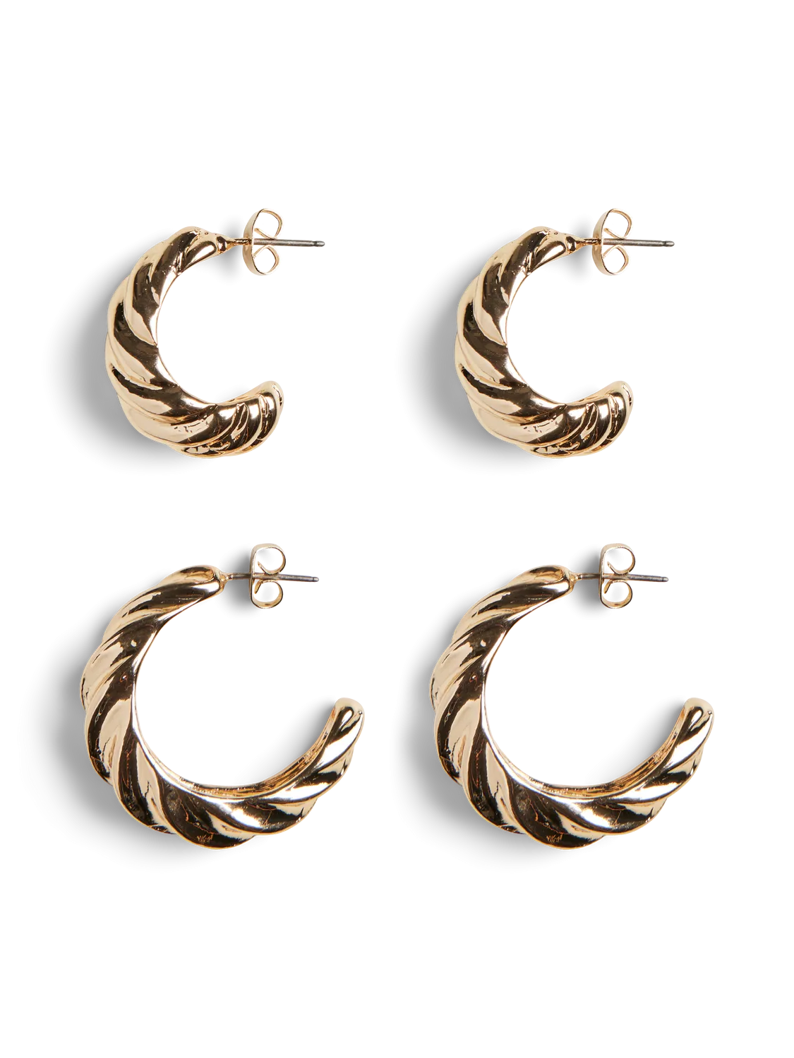 PCNIBA Earrings - Gold Colour