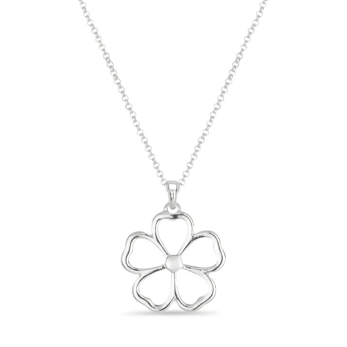 Poppy Silhouette Necklace
