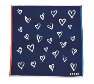 Sketch Hearts Scarf