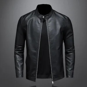Spring Autumn Leather Jacket