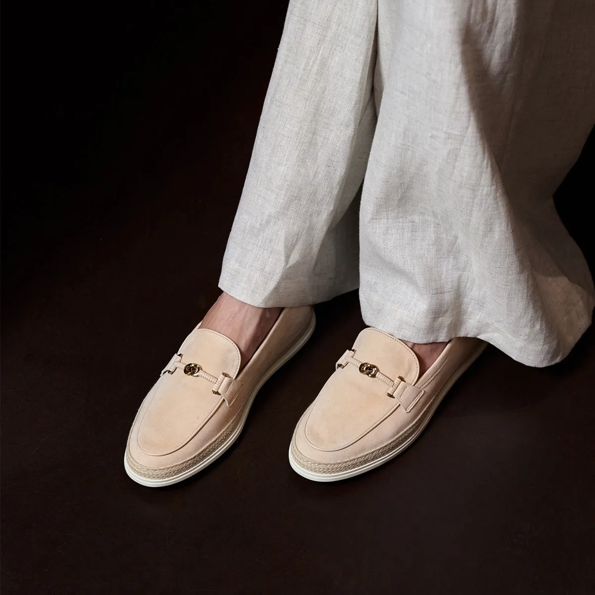 T Ring Espadrille Skater Loafers