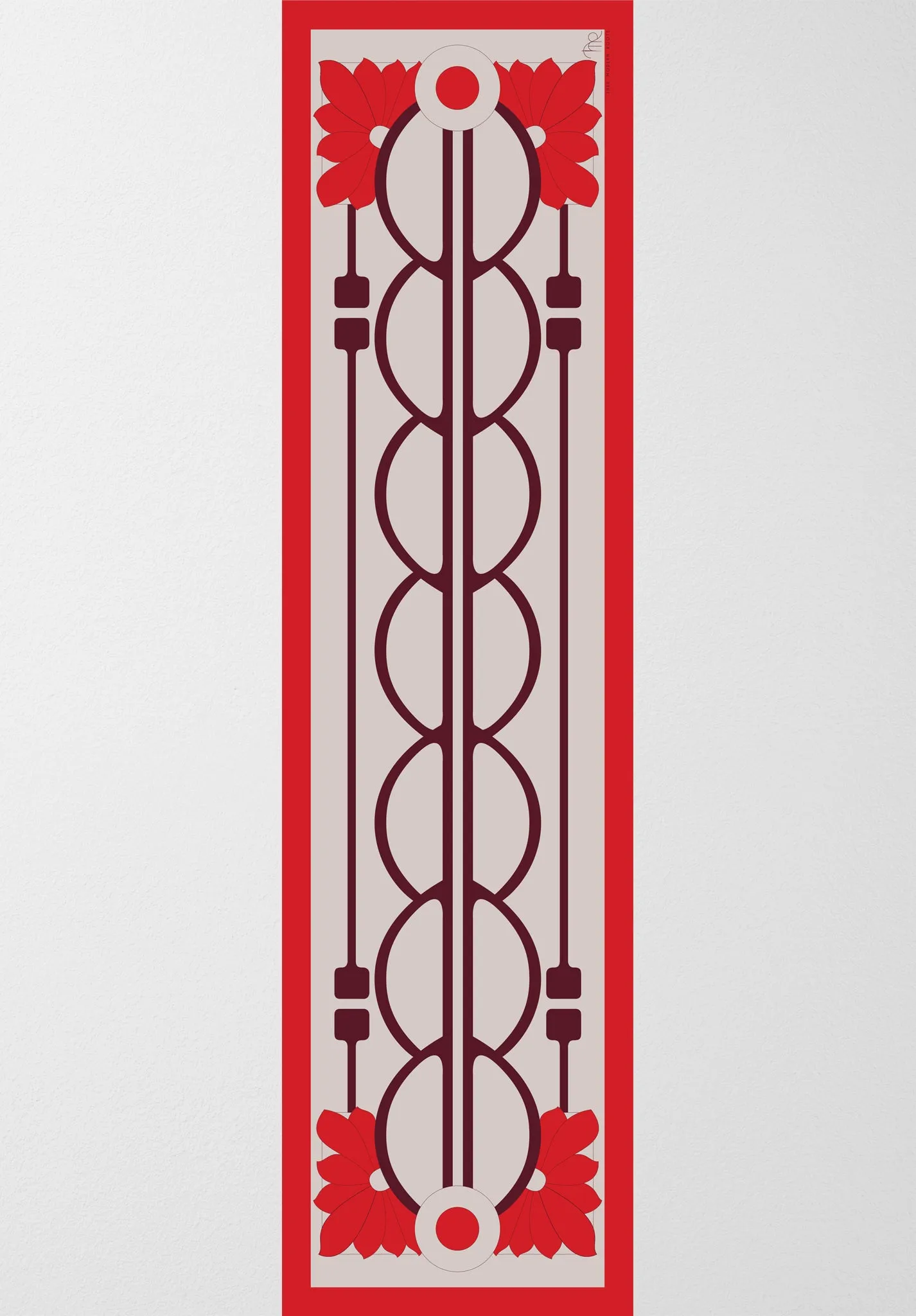 Undulating Elegance Silk Stole
