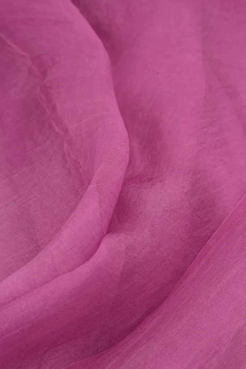 Wild Berry Silk Chiffon Scarf