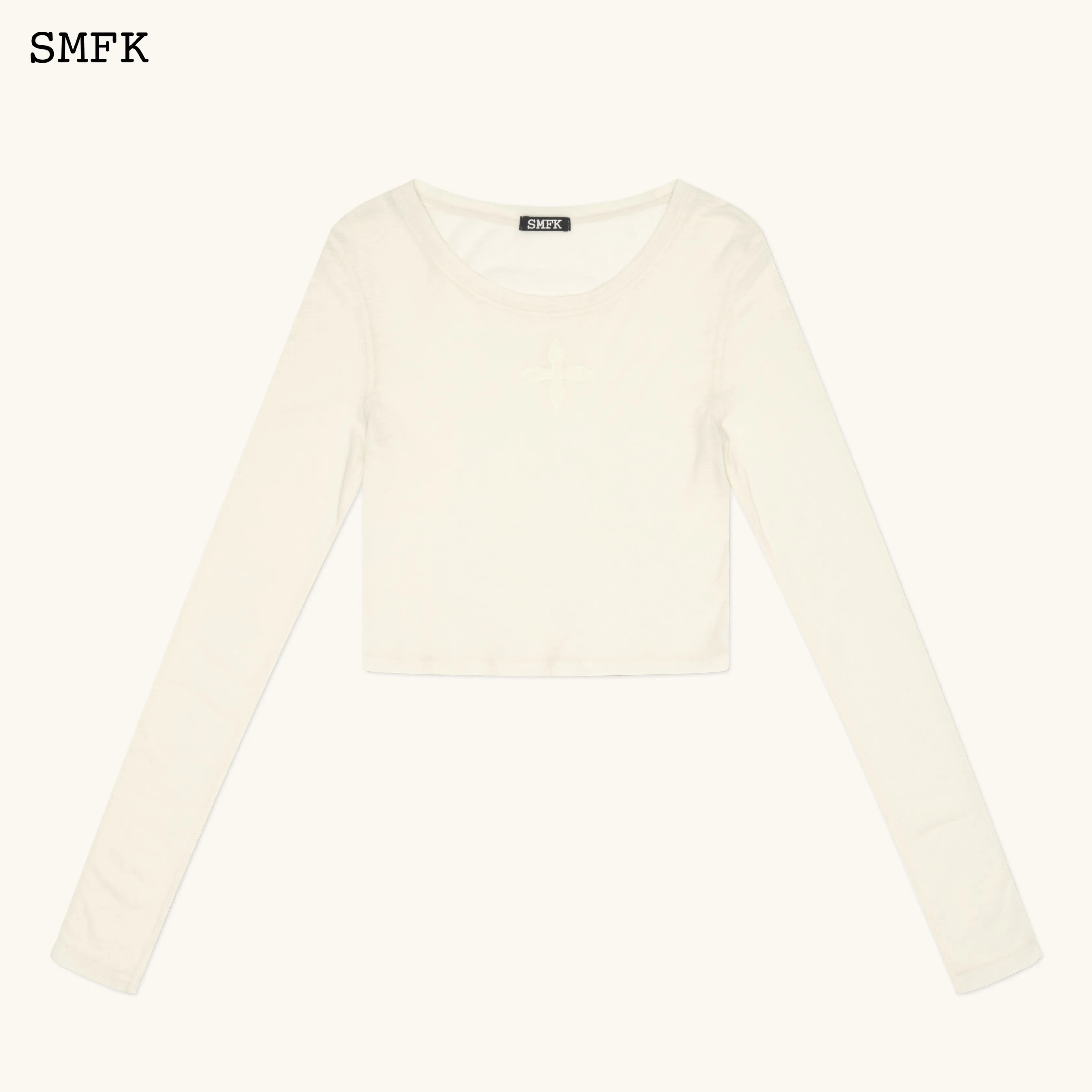 WildWorld White Dancer Woolen Top