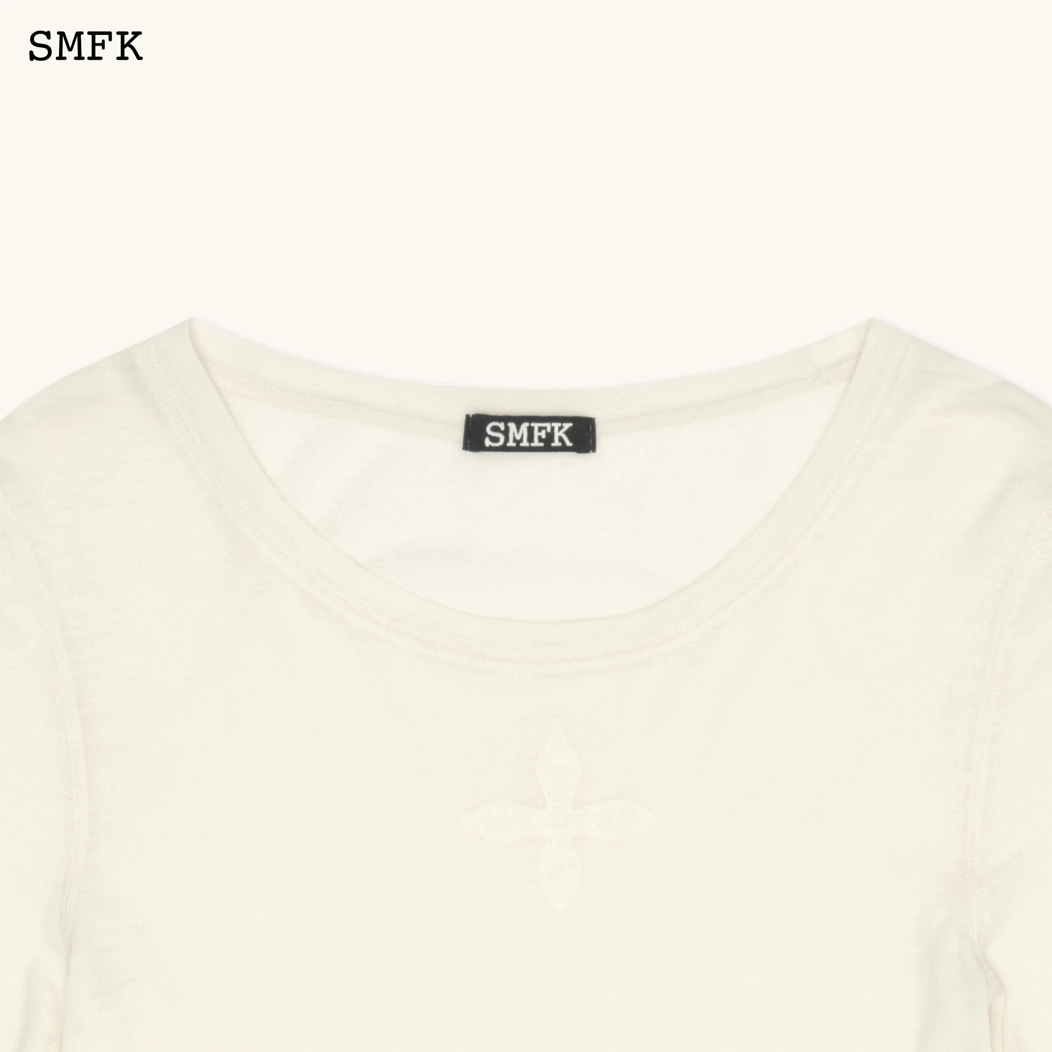 WildWorld White Dancer Woolen Top