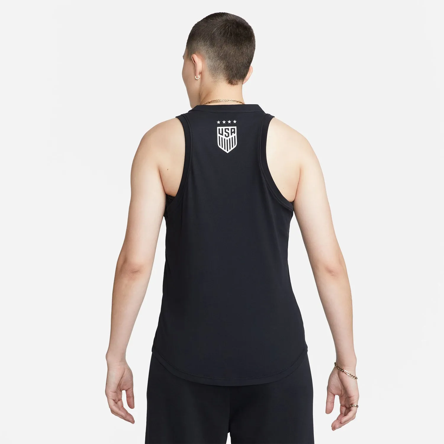 Women's Nike USWNT Futura Black Tank Top