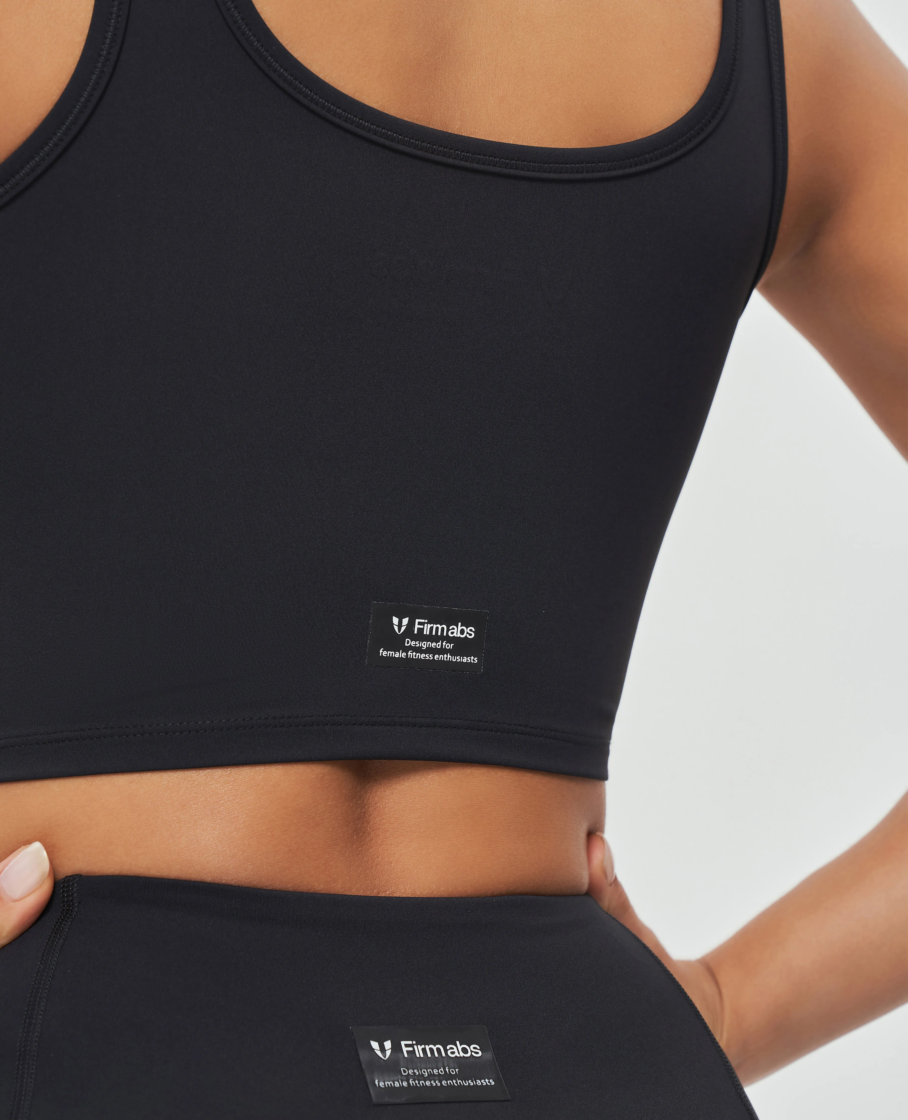Zip Front Cargo Tank - Black